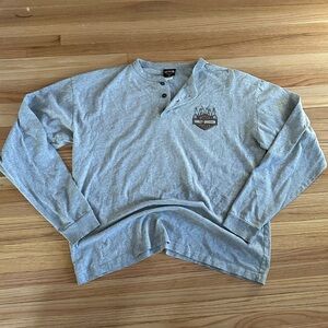 Harley-Davidson Gray Henley TShirt
